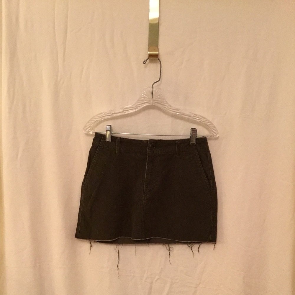eddie bauer corduroy mini skirt